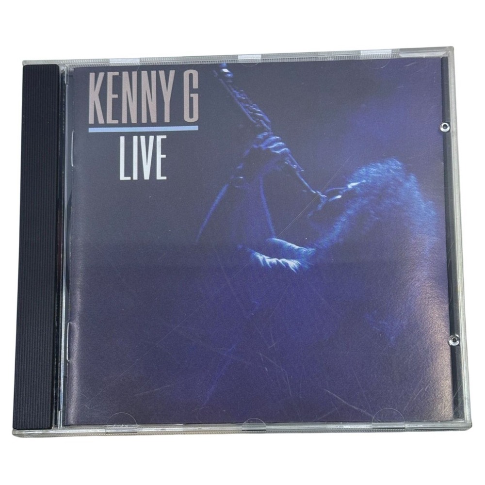 Kenny G Live CD 1989 Arista Records A2CD-8613 CRC Smooth Jazz Michael Bolton